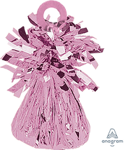 Balloon Weights 6.2 oz Pink Foil Balloon Weight 12 PACK #84448