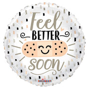 18" Feel Better Soon Bandaid Foil Balloon (5 pack) #16130