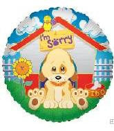 18" I'm Sorry Dog House Foil Helium Balloon (5 PACK) #17455-18