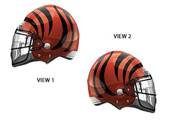 balloon football helmet Cincinnati Bengals Helmet Foil Balloon, 21