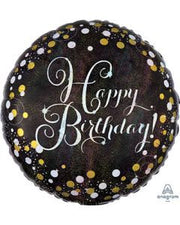 18" Sparkling Birthday Helium Foil Balloons #34062 ,1ct