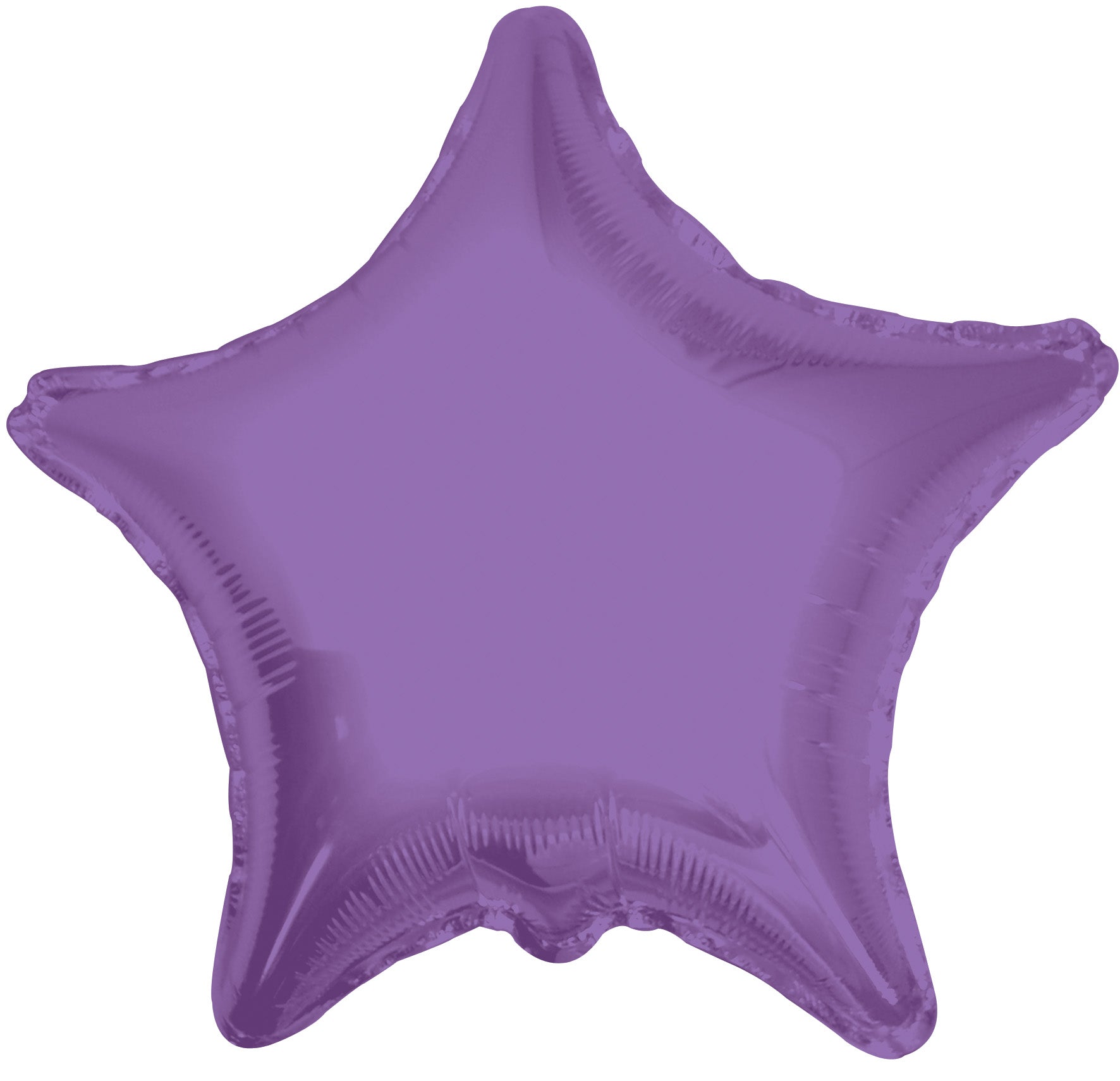 4" Lilac Star Foil Air Fill Only Balloon (5 PACK) #34024-04