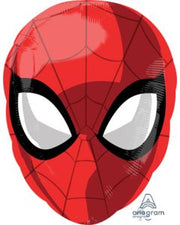 18" Spider-Man Head Shape Helium Foil Balloon 1ct #34669