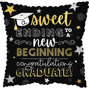 18" New Beginning Graduation Balloon (5 Pack)#414064
