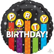 18" It's Your Birthday Party Helium Foil Balloon (5 PACK) #41598