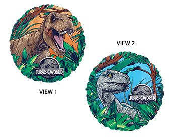 18" Jurassic World 2-Sided Helium Foil Balloon (1 Pack) #44254