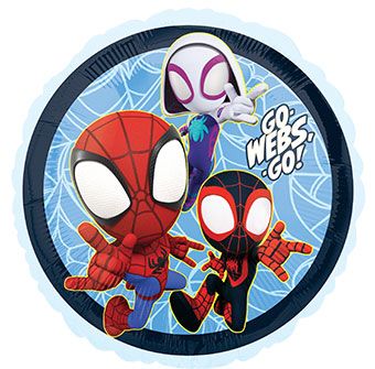 18" Spider-Man Animated In Action Helium Foil Balloon 1ct #44487