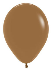 5" Sempertex Deluxe Mocha Latex Balloons 100 Bag #51599