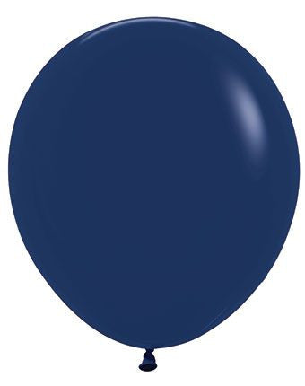 24" Sempertex Fashion Navy Latex Balloons 1 count #59170