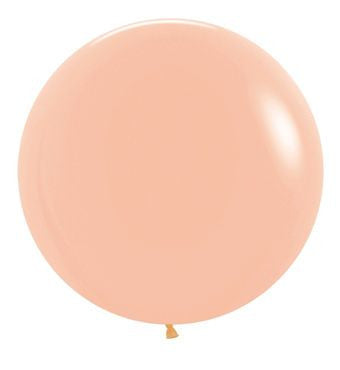 24" Sempertex Deluxe Peach-Blush Latex Balloons 1ct #59029