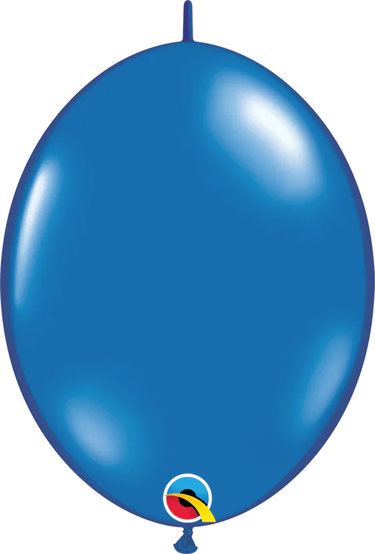 6"  Q-LINK SAPPHIRE BLUE Latex Balloons 50 Bag #90324