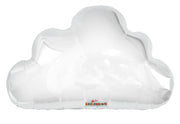 20" White Cloud Shape 2 Sides Helium Foil Balloons (1 Pack) #36001-20
