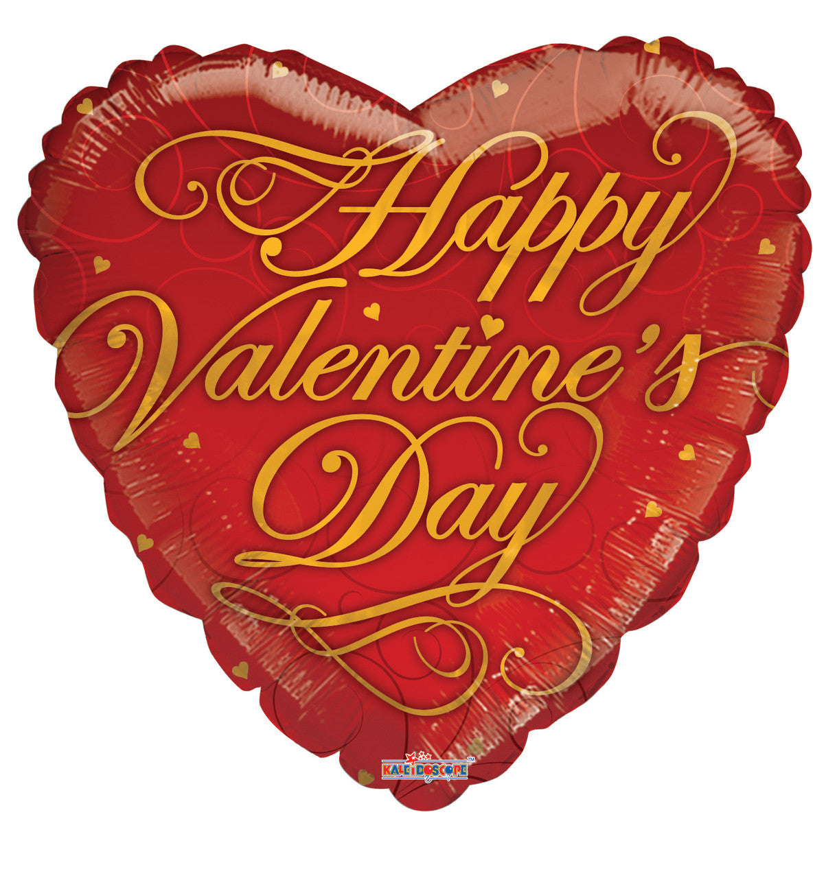 Happy valentines day gold letter balloons