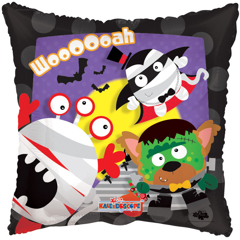 18" Halloween Scary Monsters Helium Foil Balloon (5 PACK) #88080