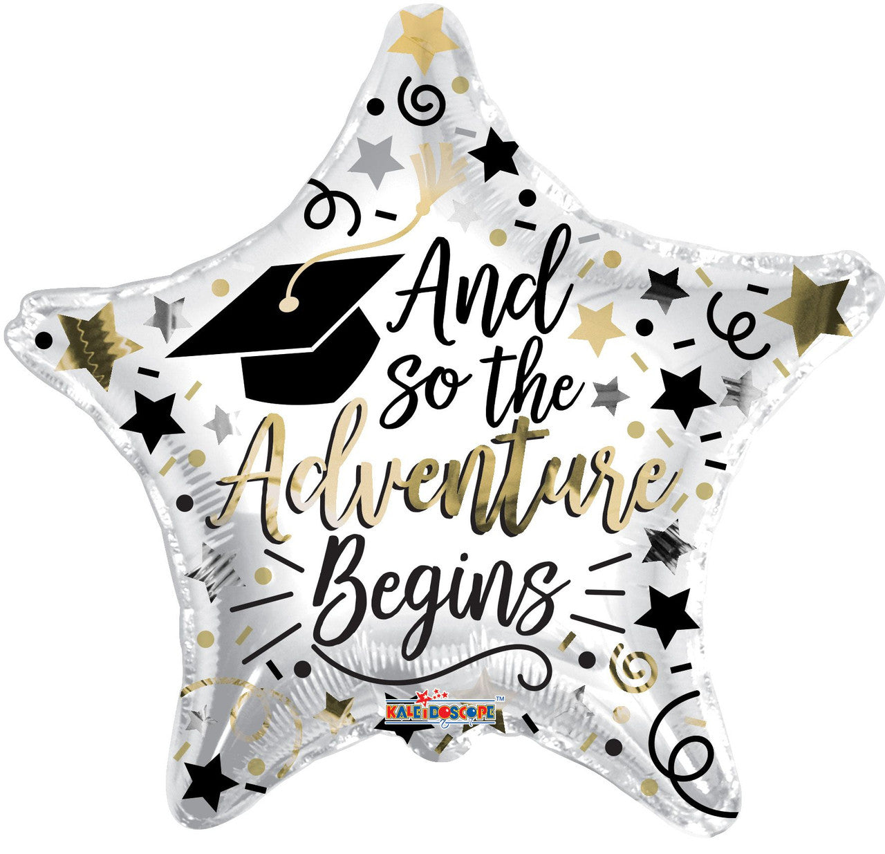 18" "The Adventure Begins" Grad Graduation Balloons Helium Foil Balloons (5 Pack)#85357