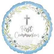 first communion blue