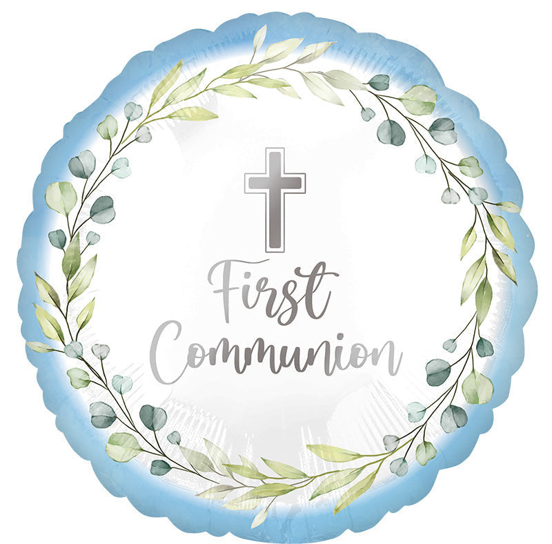 first communion blue