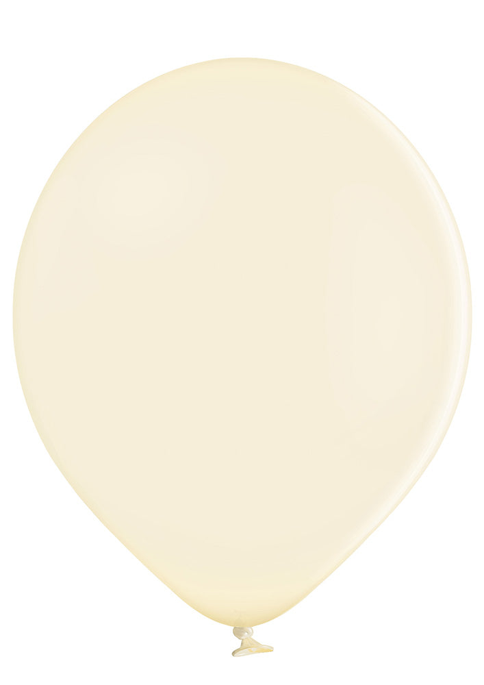 12" Vanilla Premium Quality Latex Balloons 100 per bag #16274