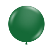 36" TUFTEX Metallic Forest Green Round Latex Balloons 1ct #3654