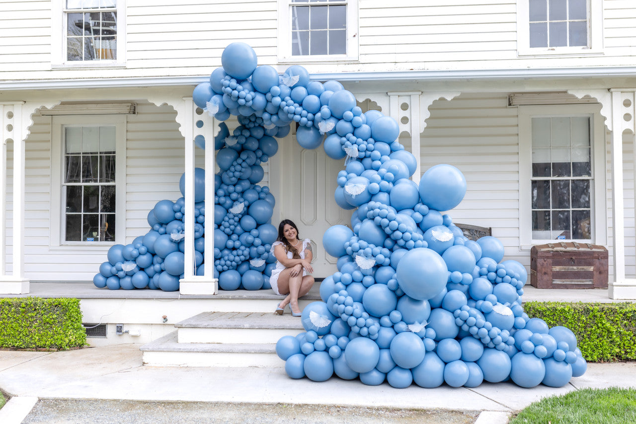 36" TUFTEX Georgia Pearl Light Blue Latex Balloons 1ct #3663