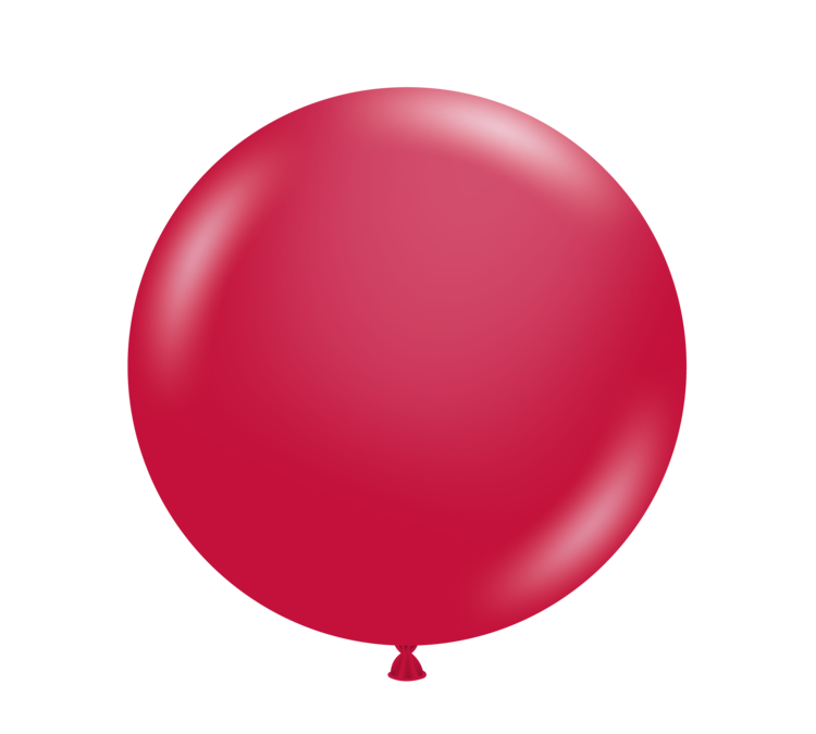 5" TUFTEX Metallic Starfire Red Latex Balloons 50CT #15053