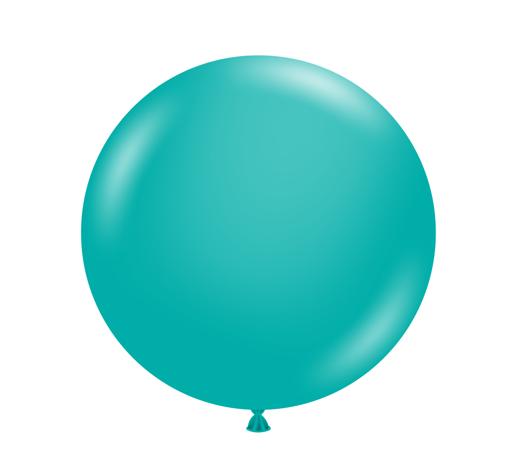 17" TUFTEX Teal Latex Balloons 50ct #17028