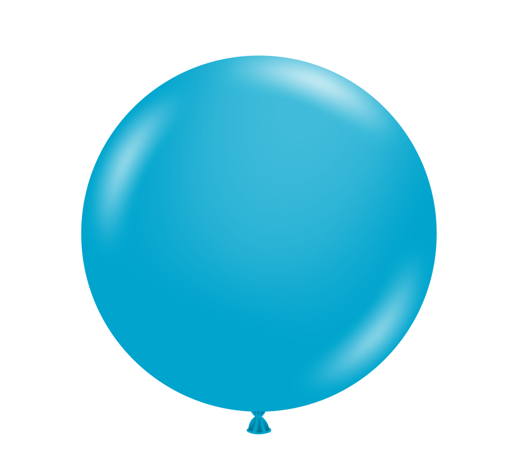 17" TUFTEX Turquoise Latex Balloons 50 count #17049