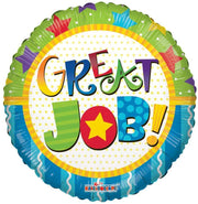 18" Great Job! Helium Foil Balloons (5 Pack) #19897