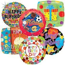 Happy Birthday 18" Mylar/Foil Balloons Bulk Pack 100ct See Details image 0