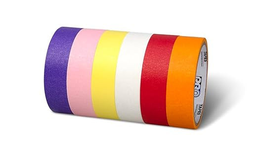 Pro Tapes Pro 46 Color Mask Tape Stack 1"x10yds