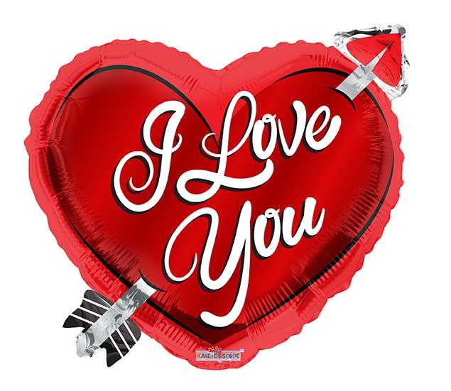 4" Mini Air Fill Love Balloons