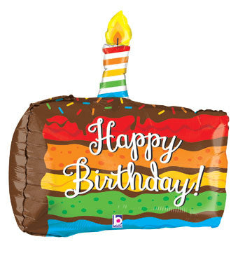 rainbow birthday cake
