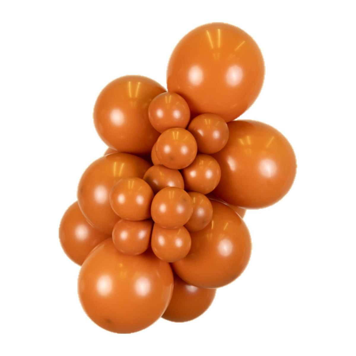 Kalisan Retro Rust Orange latex balloons