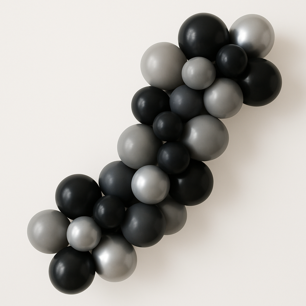 Shades of Greys-Silver-Black