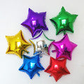 star shape helium foil balloons