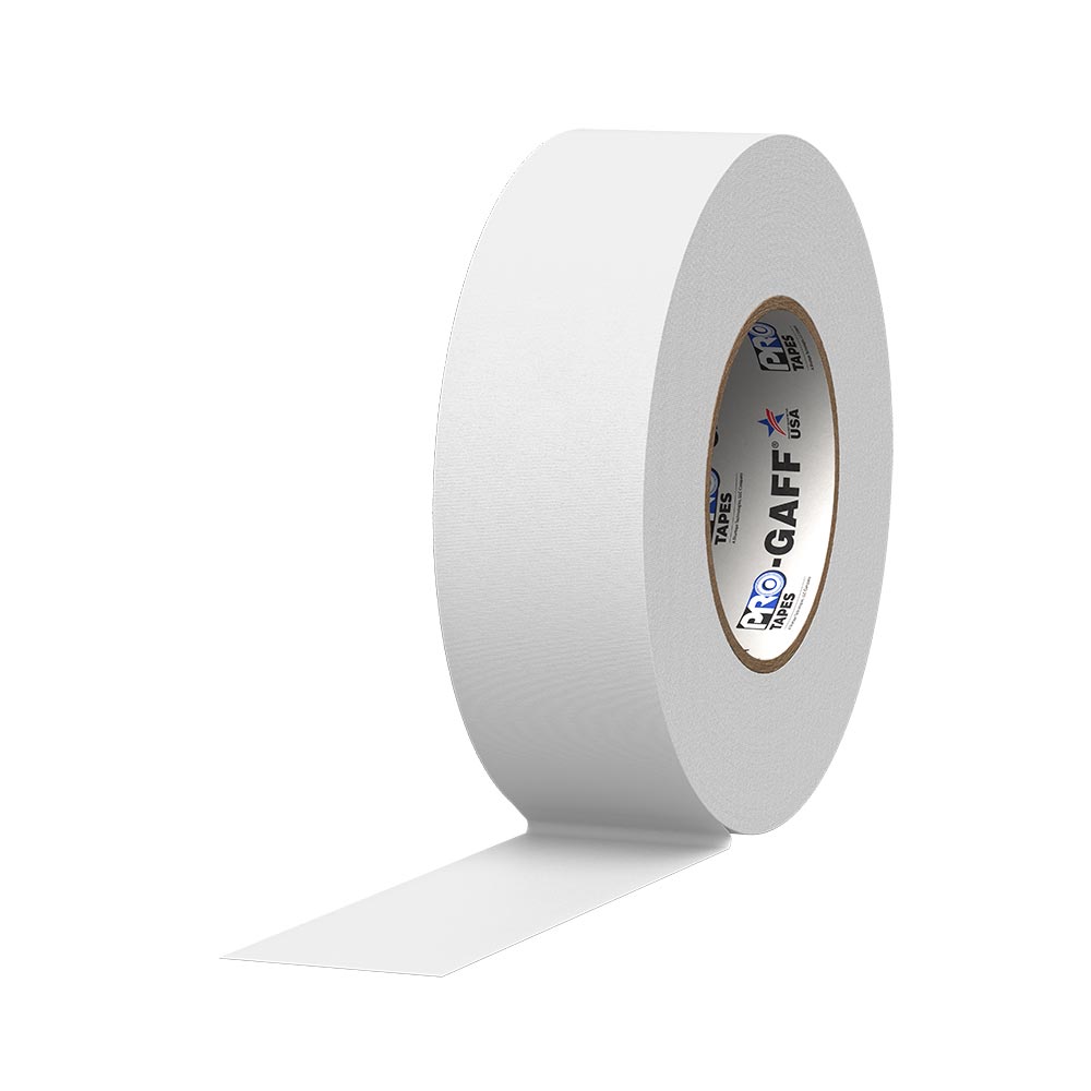 Pro Gaff® Premium Professional Grade Gaffer Tape White 2" X 55YDS