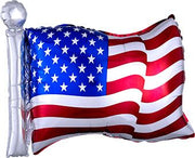 27" Giant Flag Helium/Air Foil Balloon 1ct #06872