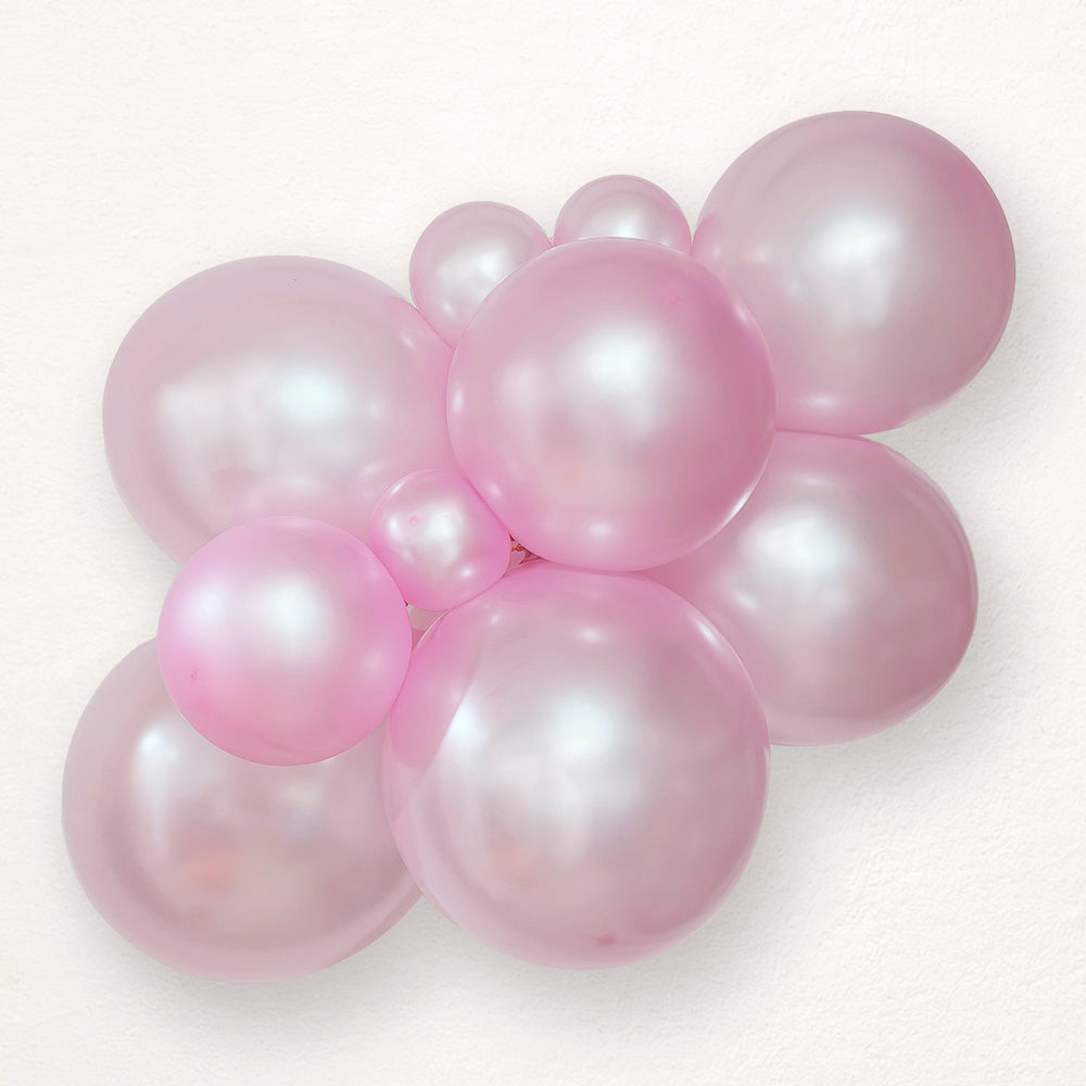 5" Metallic Pearl Baby Pink Premium Quality Balloons 100 per bag #20875