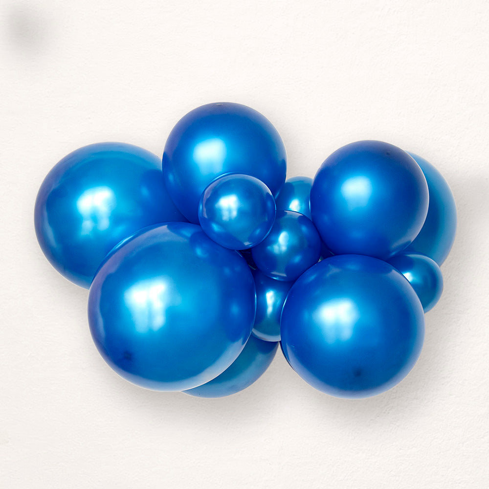 12" Metallic Royal Blue Premium Quality Balloons 100 per bag #58151