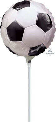 9" Mini Soccer Ball Air Fill Only Sticks Not Included (5 Pack) #50499