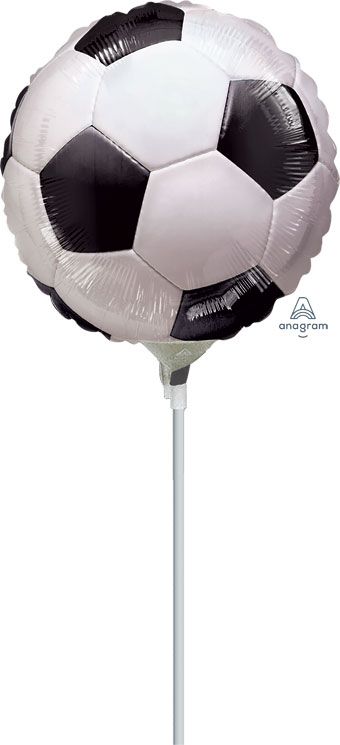 9" Mini Soccer Ball Air Fill Only Sticks Not Included (5 Pack) #50499