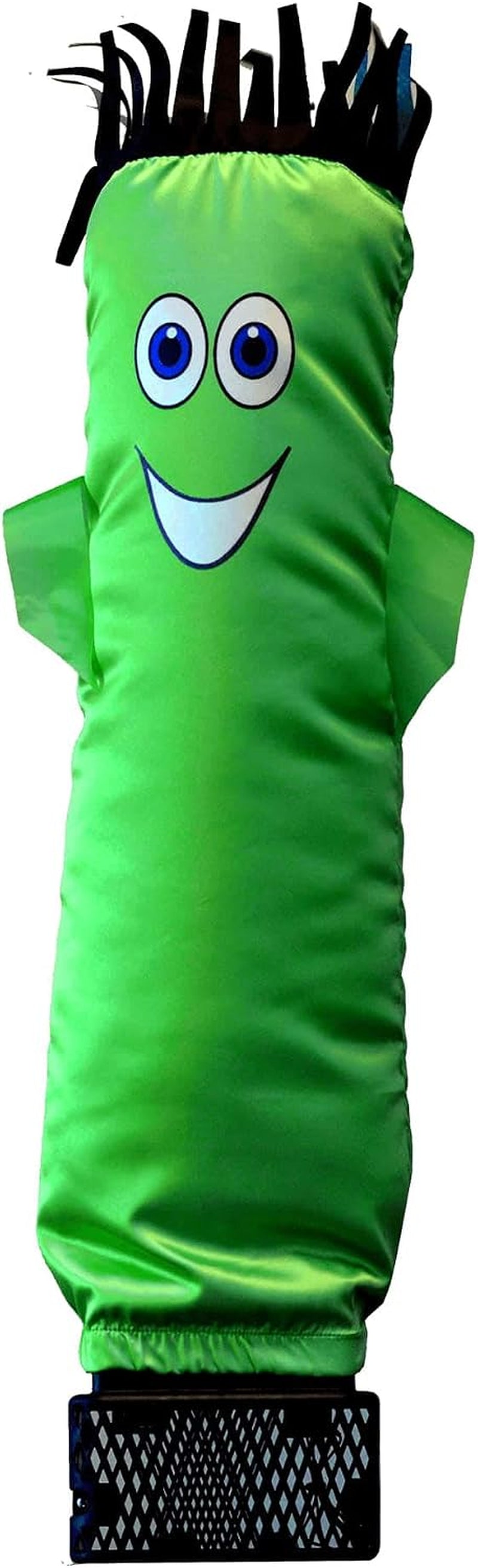 Air Dancers Wacky Waving Inflatable Tube Guy - 7Ft Tall Inflatable Advertising Waving Dancing Man with Sky Dancer Blower - Green
