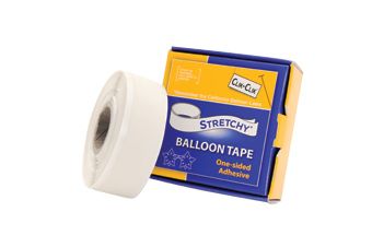 STRETCHY TAPE 1-SIDED BALLOON TAPE (3/4" X 25 FEET ROLL)