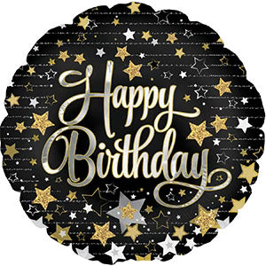 18" Happy 30th Birthday Balloons Shape Helium Foil Balloon (5 Pack)#114391