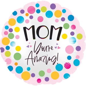18" The Best Mom Ever Helium Foil Balloon (5 PACK)#114477