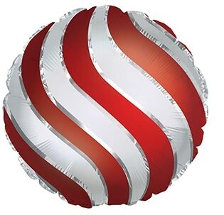 18" Christmas Ornament Helium Foil Balloon (5 PACK) #114746