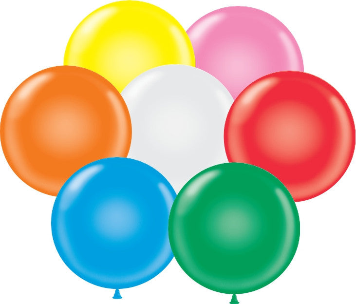 11" TUFTEX Assorted w/ White Latex Balloons 100ct #10002