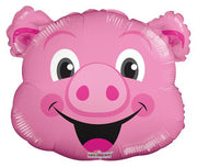 14" Mini Pig Foil Air Fill Balloon 1ct