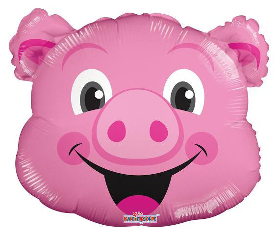 14" Mini Pig Foil Air Fill Balloon 1ct