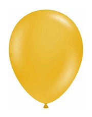 5" TUFTEX Mustard Yellow Balloons 50ct Bag #15024